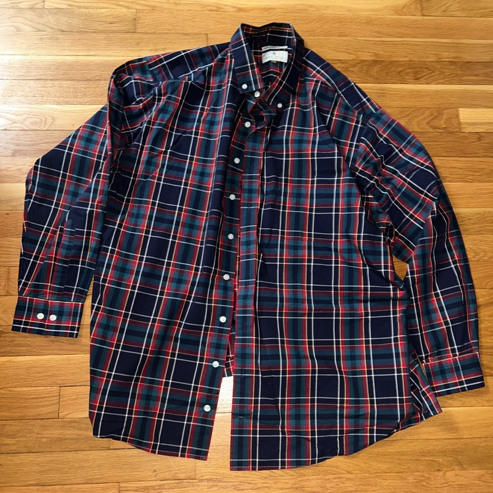 Used Oak Hill Men's Plaid Button-Down long sleeve Shirt

Size 2XLT